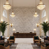 GWF-3776.50.0 | Kravet - Hotel Lobby Visualization (AI-generated, may not be to scale. Verify pattern scale with product specifications.)