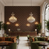 GWF-3785.6.0 | Kravet - Hotel Lobby Visualization (AI-generated, may not be to scale. Verify pattern scale with product specifications.)