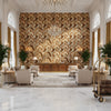 GWF-3788.1216.0 | Kravet - Hotel Lobby Visualization (AI-generated, may not be to scale. Verify pattern scale with product specifications.)
