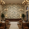 GWF-3788.1611.0 | Kravet - Hotel Lobby Visualization (AI-generated, may not be to scale. Verify pattern scale with product specifications.)