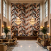 GWF-3788.624.0 | Kravet - Hotel Lobby Visualization (AI-generated, may not be to scale. Verify pattern scale with product specifications.)