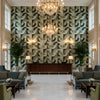 GWF-3788.811.0 | Kravet - Hotel Lobby Visualization (AI-generated, may not be to scale. Verify pattern scale with product specifications.)