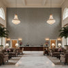 GWF-3794.52.0 | Kravet - Hotel Lobby Visualization (AI-generated, may not be to scale. Verify pattern scale with product specifications.)