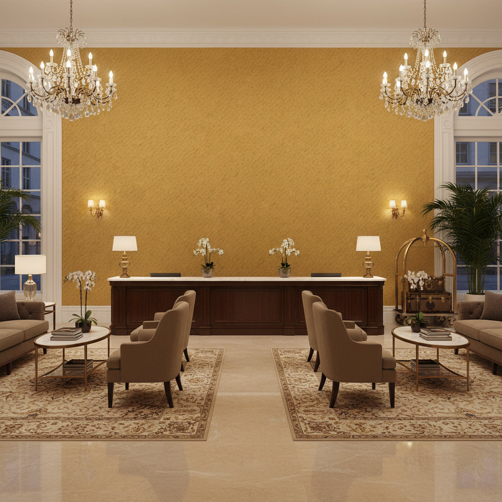 GWF-3800.411.0 | Kravet - Hotel Lobby Visualization (AI-generated, may not be to scale. Verify pattern scale with product specifications.)