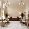 GWF-3801.116.0 | Kravet - Hotel Lobby Visualization (AI-generated, may not be to scale. Verify pattern scale with product specifications.)