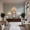 GWF-3801.13.0 | Kravet - Hotel Lobby Visualization (AI-generated, may not be to scale. Verify pattern scale with product specifications.)