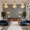 GWF-3807.50.0 | Kravet - Hotel Lobby Visualization (AI-generated, may not be to scale. Verify pattern scale with product specifications.)