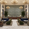 GWF-3809.1613.0 | Kravet - Hotel Lobby Visualization (AI-generated, may not be to scale. Verify pattern scale with product specifications.)