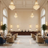 GWF-3811.16.0 | Kravet - Hotel Lobby Visualization (AI-generated, may not be to scale. Verify pattern scale with product specifications.)