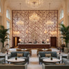 GWP-3302.911 NEW.0 | Kravet - Hotel Lobby Visualization (AI-generated, may not be to scale. Verify pattern scale with product specifications.)