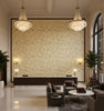 GWP-3501.18.0 | Kravet - Hotel Lobby Visualization (AI-generated, may not be to scale. Verify pattern scale with product specifications.)