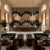 GWP-3715.811.0 | Kravet - Hotel Lobby Visualization (AI-generated, may not be to scale. Verify pattern scale with product specifications.)