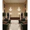 P2019103.137.0 | Kravet - Hotel Lobby Visualization (AI-generated, may not be to scale. Verify pattern scale with product specifications.)