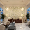 P8019118.153.0 | Kravet - Hotel Lobby Visualization (AI-generated, may not be to scale. Verify pattern scale with product specifications.)