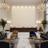 PF50413.104.0 | Kravet - Hotel Lobby Visualization (AI-generated, may not be to scale. Verify pattern scale with product specifications.)