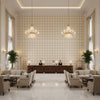 PF50490.110.0 | Kravet - Hotel Lobby Visualization (AI-generated, may not be to scale. Verify pattern scale with product specifications.)