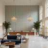 PF50490.605.0 | Kravet - Hotel Lobby Visualization (AI-generated, may not be to scale. Verify pattern scale with product specifications.)