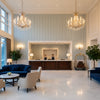 PF50505.725.0 | Kravet - Hotel Lobby Visualization (AI-generated, may not be to scale. Verify pattern scale with product specifications.)