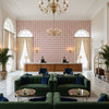PF50506.404.0 | Kravet - Hotel Lobby Visualization (AI-generated, may not be to scale. Verify pattern scale with product specifications.)