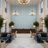 PF50506.725.0 | Kravet - Hotel Lobby Visualization (AI-generated, may not be to scale. Verify pattern scale with product specifications.)