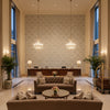 PP50481.7.0 | Kravet - Hotel Lobby Visualization (AI-generated, may not be to scale. Verify pattern scale with product specifications.)