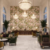 R1206.2.0 | Kravet - Hotel Lobby Visualization (AI-generated, may not be to scale. Verify pattern scale with product specifications.)