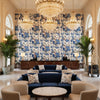R1206.9.0 | Kravet - Hotel Lobby Visualization (AI-generated, may not be to scale. Verify pattern scale with product specifications.)