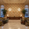 R1380.6.0 | Kravet - Hotel Lobby Visualization (AI-generated, may not be to scale. Verify pattern scale with product specifications.)