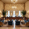 R1398.3.0 | Kravet - Hotel Lobby Visualization (AI-generated, may not be to scale. Verify pattern scale with product specifications.)