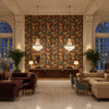 SP-BP10631.1.0 | Kravet - Hotel Lobby Visualization (AI-generated, may not be to scale. Verify pattern scale with product specifications.)