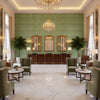 T8012114.33.0 | Kravet - Hotel Lobby Visualization (AI-generated, may not be to scale. Verify pattern scale with product specifications.)