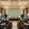 T8012114.345.0 | Kravet - Hotel Lobby Visualization (AI-generated, may not be to scale. Verify pattern scale with product specifications.)
