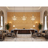 T8012114.4.0 | Kravet - Hotel Lobby Visualization (AI-generated, may not be to scale. Verify pattern scale with product specifications.)