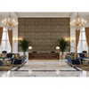T8012114.818.0 | Kravet - Hotel Lobby Visualization (AI-generated, may not be to scale. Verify pattern scale with product specifications.)