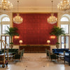 T8012114.99.0 | Kravet - Hotel Lobby Visualization (AI-generated, may not be to scale. Verify pattern scale with product specifications.)