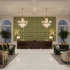 T8020100.31.0 | Kravet - Hotel Lobby Visualization (AI-generated, may not be to scale. Verify pattern scale with product specifications.)