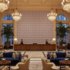 TL10136.10.0 | Kravet - Hotel Lobby Visualization (AI-generated, may not be to scale. Verify pattern scale with product specifications.)