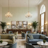 TL10154.13.0 | Kravet - Hotel Lobby Visualization (AI-generated, may not be to scale. Verify pattern scale with product specifications.)