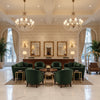 TL10154.16.0 | Kravet - Hotel Lobby Visualization (AI-generated, may not be to scale. Verify pattern scale with product specifications.)