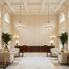TL10173.111.0 | Kravet - Hotel Lobby Visualization (AI-generated, may not be to scale. Verify pattern scale with product specifications.)