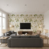 Hollyhock Hdb Grey/Sage | Kravet - Living Room Visualization (AI-generated, may not be to scale. Verify pattern scale with product specifications.)
