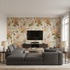 Hollyhock Hdb Red/Green — Living Room Room Setting