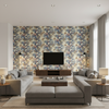 Chinese Lantern Coral — Living Room Room Setting