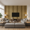 Indian Zag Bark — Living Room Room Setting