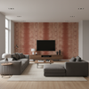 Indian Zag Paprika — Living Room Room Setting