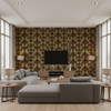 Jessup Sepia/Indigo — Living Room Room Setting
