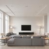 Dublin Linen White — Living Room Room Setting