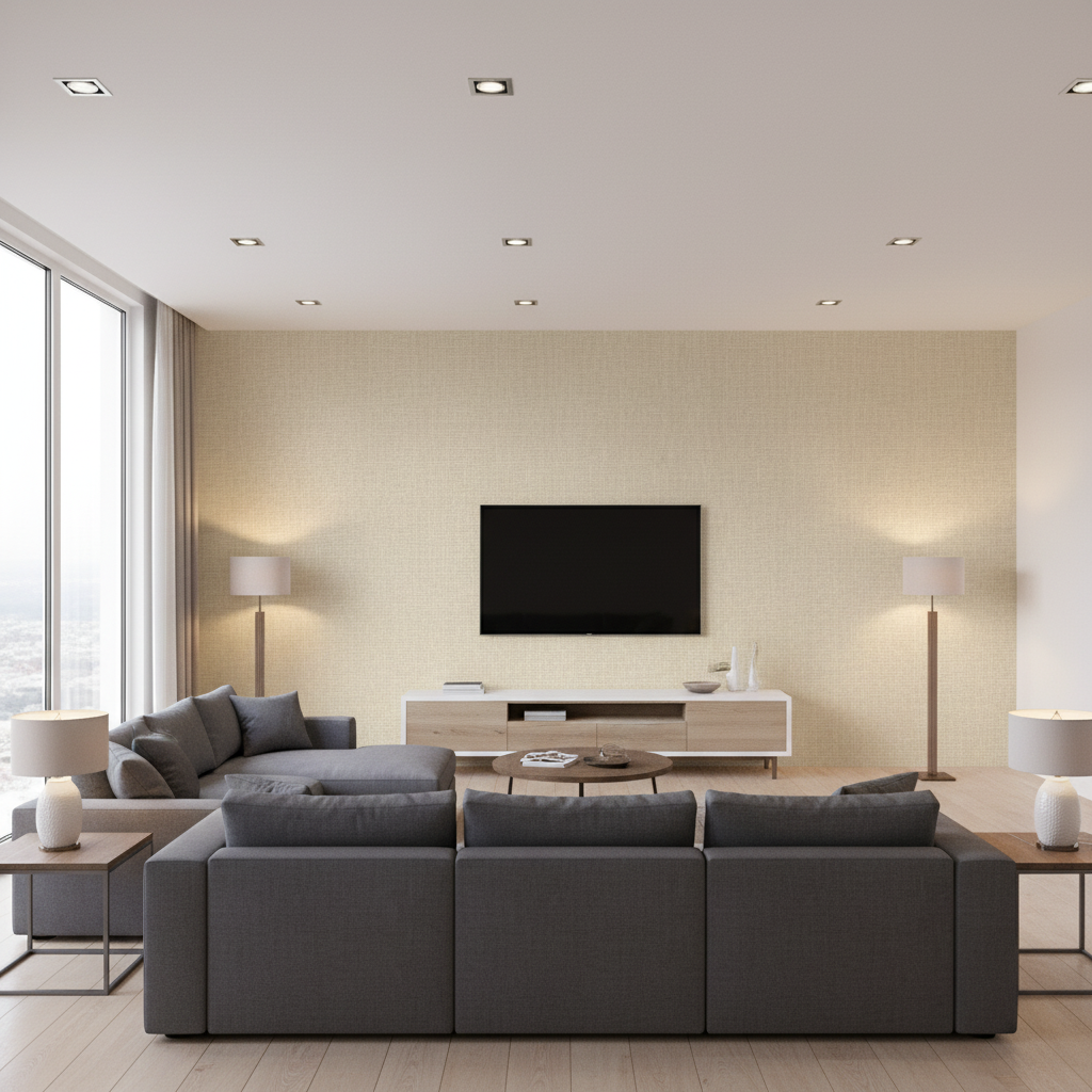 Dublin Linen Prism — Living Room Room Setting
