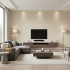 Dublin Linen Sand — Living Room Room Setting