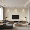 Dublin Linen Sand — Living Room Room Setting